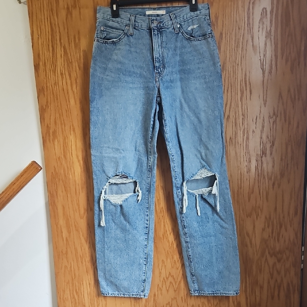 Levi's Blue Straight Leg Women's Jeans